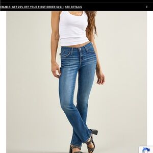 Rock & Republic Women's Kasandra Blue Bootcut Jeans, worn once.